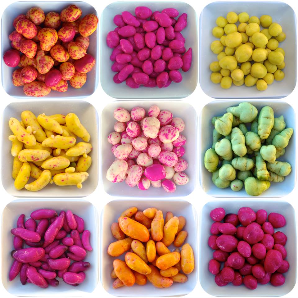 Nine heirloom ulluco varieties