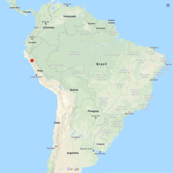 Solanum cajamarquense distribution map