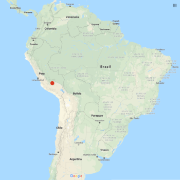Solanum buesii distribution map Map copyright Google